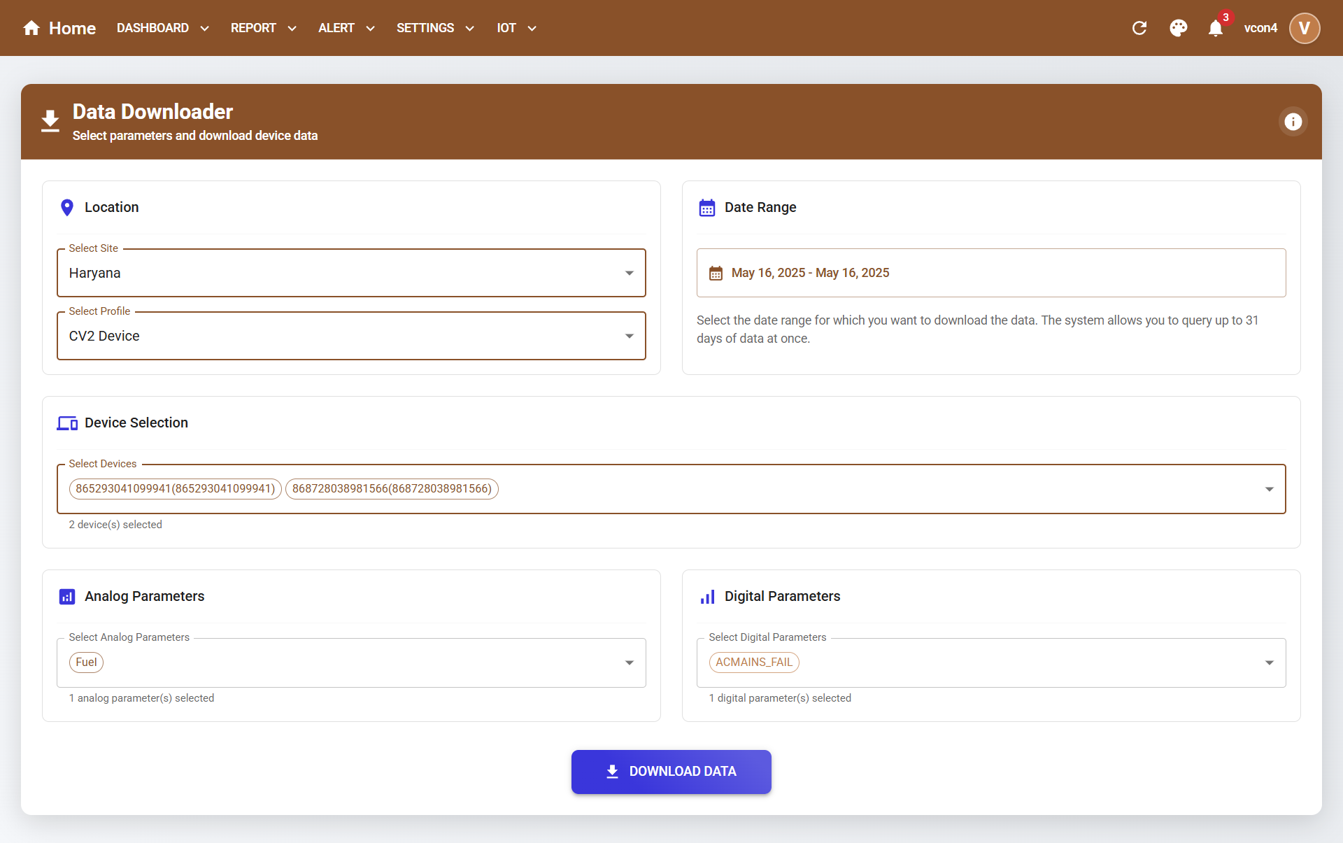 Single Data Downloader